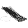 DELTA Montage brida de acero inoxidable SSCT-400X4.6 400mm x 4,6mm 100 uds.