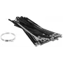 DELTA Montage SSCT-300X10 brida de acero inoxidable 300mm x 10mm pack de 100