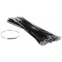 DELTA Montage brida de acero inoxidable SSCT-450X7.9 - 450mm x 7,9mm, pack de 100, AISI 304, plata natural