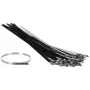 Brida de acero inoxidable SSCT-500X10 100 uds. DELTA Montage