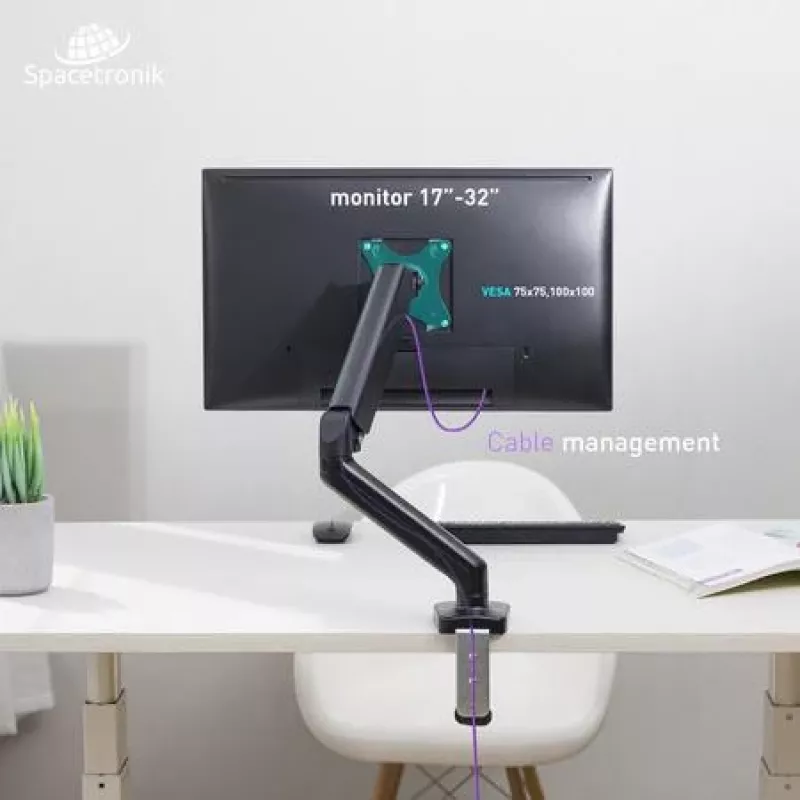 Spacetronik SPA-G110 soporte de mesa para monitor 17-32