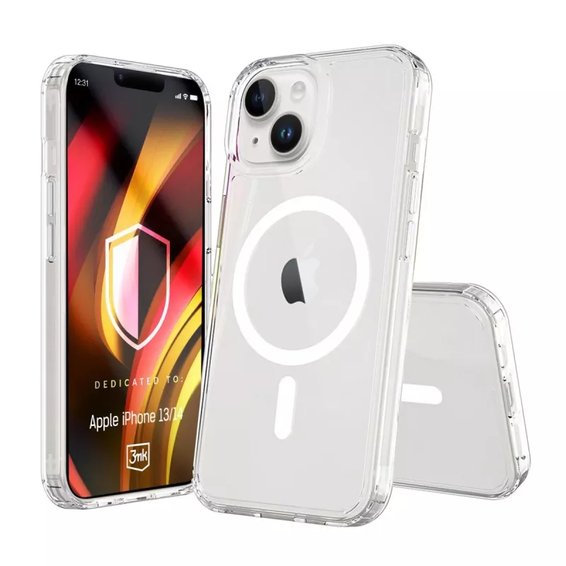 3MK PROTECTION Apple iPhone 13/14 Hardy LiqForce MagCase funda trasera - transparente