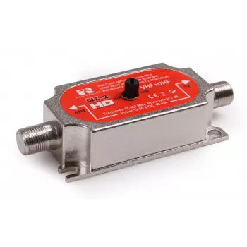 Red Eagle WZ-2 amplificador lineal 20 dB 47-694 MHz conector F hembra DVB-T/T2