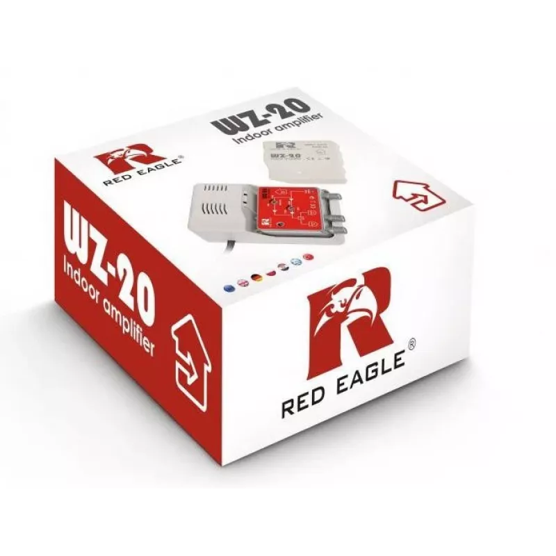 RED EAGLE Amplificador de antena DVB-T/T2 WZ-20