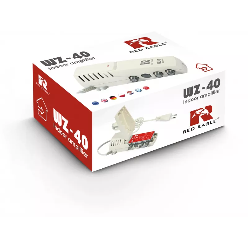 Amplificador de antena DVB-T/T2 WZ-40 RED EAGLE