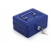 RED EAGLE BOX-150 Caja metálica para dinero con cerradura de cilindro, roja