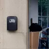 RED EAGLE Caja de llaves con cerradura de combinación, 20 llaves, gris oscuro, apta para pared