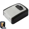 RED EAGLE Caja de llaves con cerradura de combinación, 20 llaves, gris oscuro, apta para pared