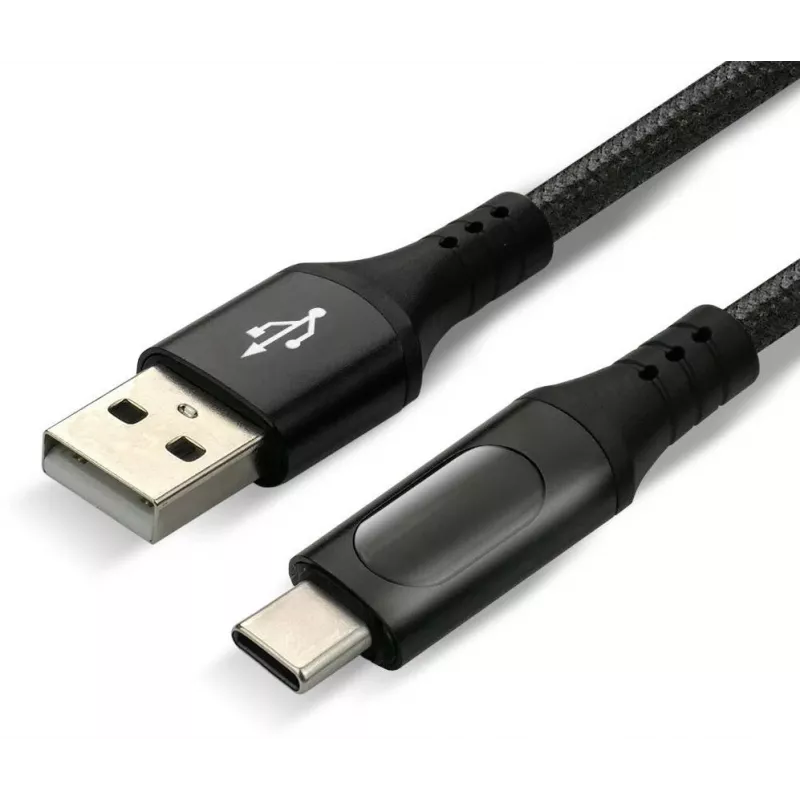 everActive CBB-2CBL cable USB-A/USB-C LCD 200cm 3A
