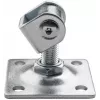 PSG Bisagra ajustable para puerta 61.018.01 con placa 80x80x3mm - rosca M16 (ojo galvanizado)
