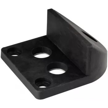 PSG 61.191 Tope de puerta atornillable (130x150/H65) con recubrimiento de goma