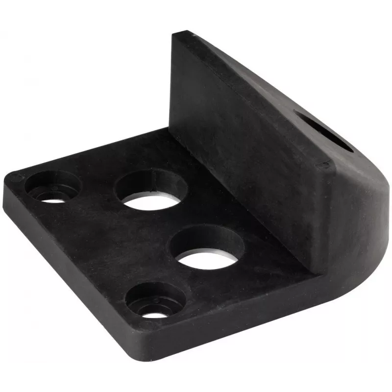 PSG 61.191 Tope de puerta atornillable (130x150/H65) con recubrimiento de goma