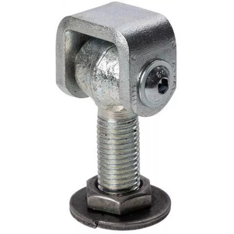 PSG 61.012.01 Bisagra para soldar - rosca M16 (ajustable, ojo galvanizado)