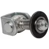 PSG 61.012.01 Bisagra para soldar - rosca M16 (ajustable, ojo galvanizado)