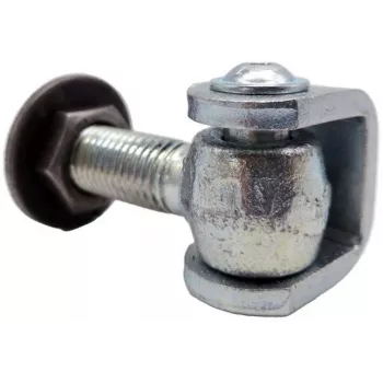 PSG 61.012.01 Bisagra para soldar - rosca M16 (ajustable, ojo galvanizado)