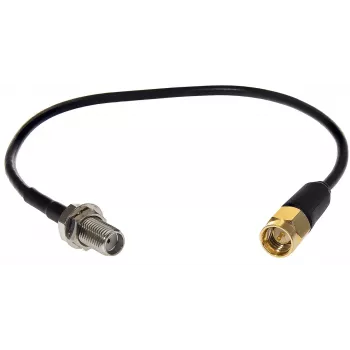 ROPAM cable pigtail coaxial SMA macho a SMA hembra 20 cm RG174