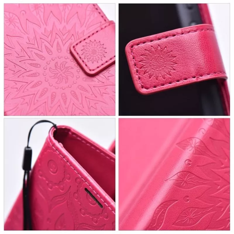 OEM funda tipo flip para iPhone 17 / 18 Mezzo Book Mandala magenta