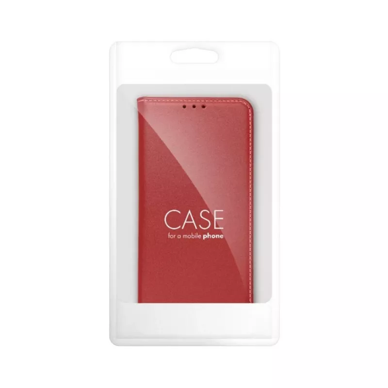 OEM funda tipo flip para iPhone 17 Pro / 18 Pro Smart Pro Book piel burdeos