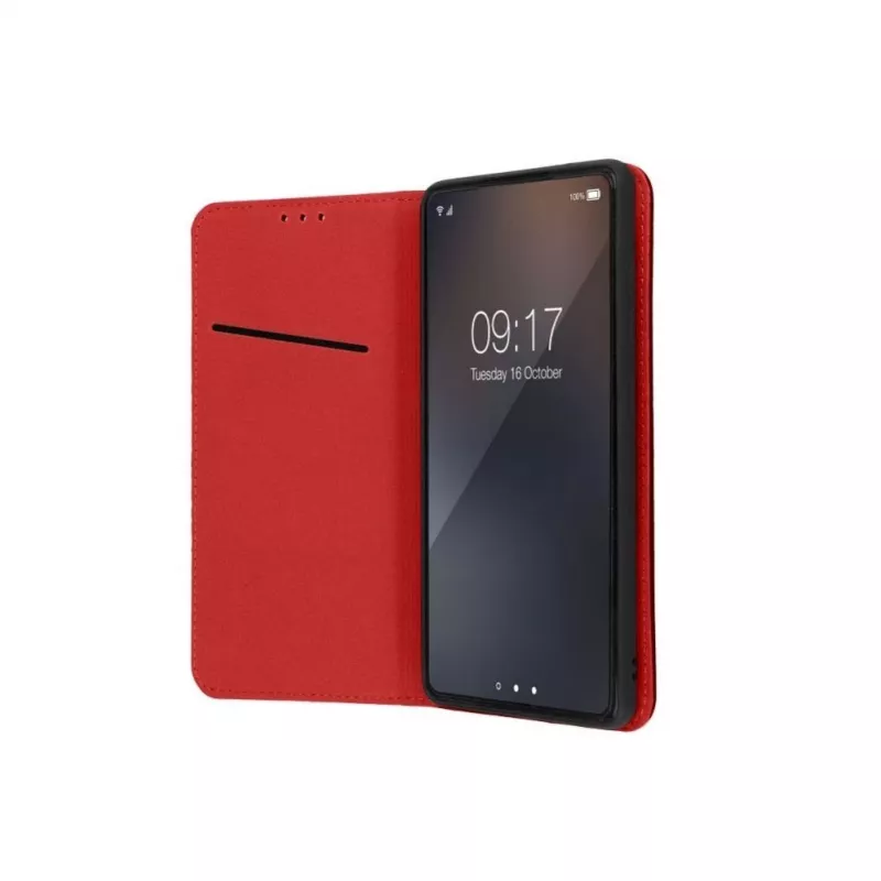OEM funda tipo flip para iPhone 17 Pro / 18 Pro Smart Pro Book piel burdeos