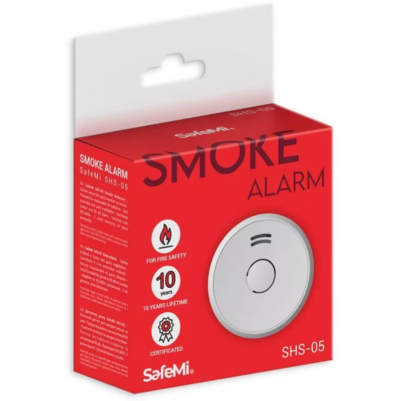 SAFEMI SHS-05 detector de humo a pilas