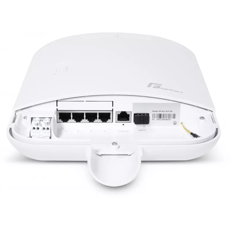 GETFORT GF-411-GUF-PO switch PoE industrial para exterior 4GE+1GE+1SFP IP65