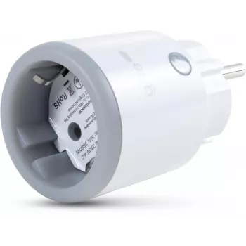 GISE SP-02 enchufe inteligente Wi-Fi con monitorización de energía, 16A, 3680W, compatible con Tuya