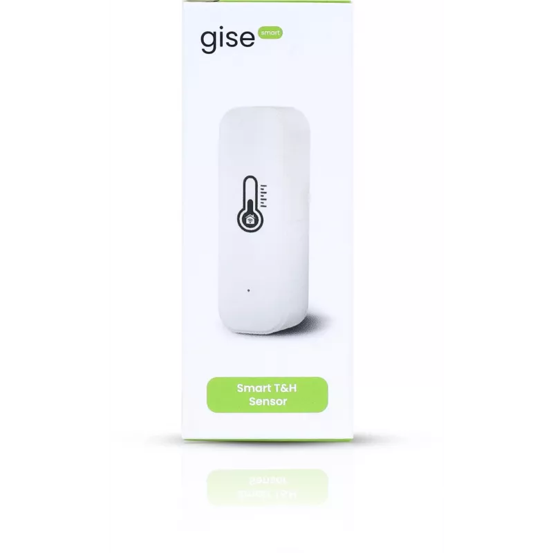 GISE Sensor inteligente de temperatura y humedad Wi-Fi blanco | Tuya | GTHS-WF-01-W