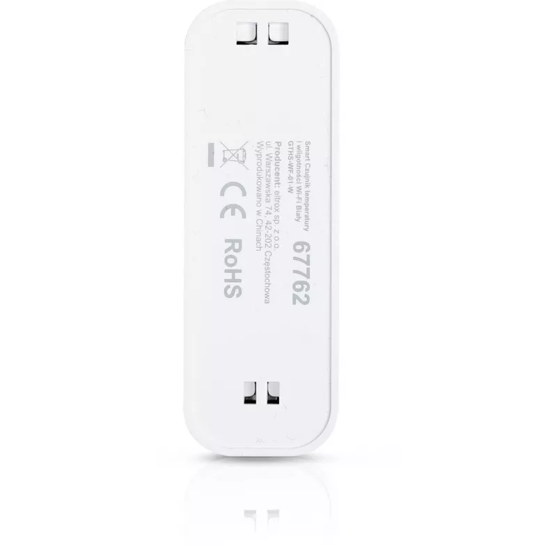 GISE Sensor inteligente de temperatura y humedad Wi-Fi blanco | Tuya | GTHS-WF-01-W