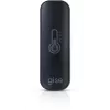 GISE Sensor inteligente de temperatura y humedad Wi-Fi negro | Tuya | GTHS-WF-01-B