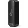 GISE Sensor inteligente de temperatura y humedad Wi-Fi negro | Tuya | GTHS-WF-01-B