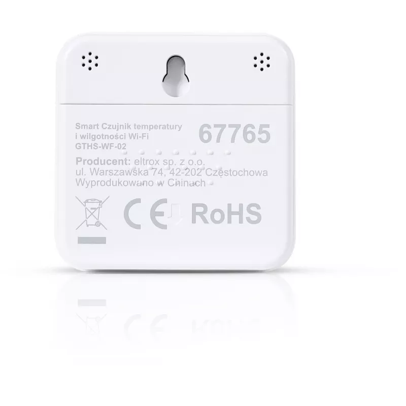 GISE Sensor inteligente de temperatura y humedad Wi-Fi Tuya GTHS-WF-02