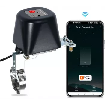 GISE GV-WF Control inteligente de válvula de agua/gas Wi-Fi, compatible con Tuya