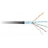 GETFORT Cable de red Cat.6 F/UTP PVC Indoor, negro, 305m