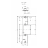 HARTTE OK-P2 Barra plana corta, S, 3mm, STC, abierta