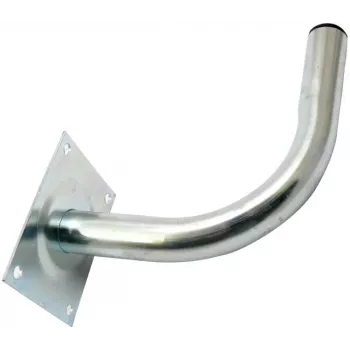ROBSON L200 Soporte de antena (20 cm) - soporte de pared de acero galvanizado en caliente para antenas exteriores (TV/radio/internet)