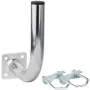 ROBSON L200B Soporte de antena para balcón 20 cm plateado