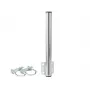 ROBSON C-400 Soporte para barandilla de balcón para parabólicas y antenas, 400 mm de saliente, plateado