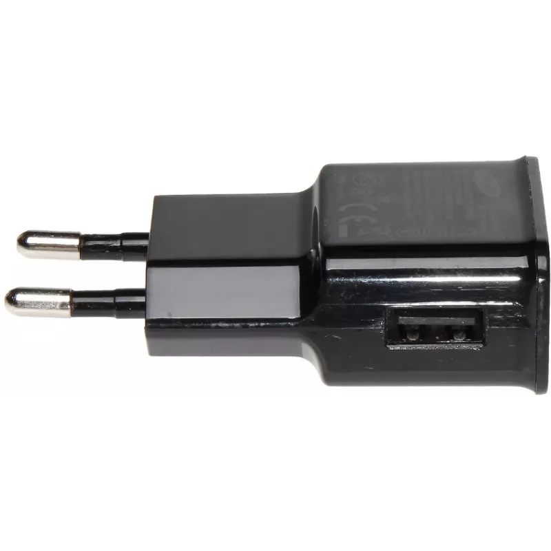 DELTA Cargador USB de red 5V 2A negro
