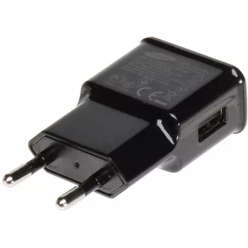 DELTA Cargador USB de red 5V 2A negro