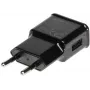DELTA Cargador USB de red 5V 2A negro