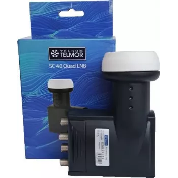 Telmor Quad SC-40 Convertidor LNB universal Quad 40mm