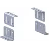 SAFE Base de montaje universal para motores de puertas correderas / juego de 4 escuadras ASM150-2