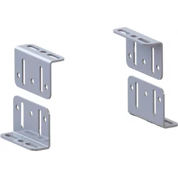 SAFE Base de montaje universal para motores de puertas correderas / juego de 4 escuadras ASM150-2