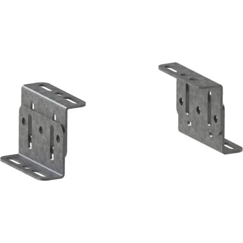 SAFE Base de montaje universal para motores de puertas correderas / juego de 4 escuadras ASM150-2