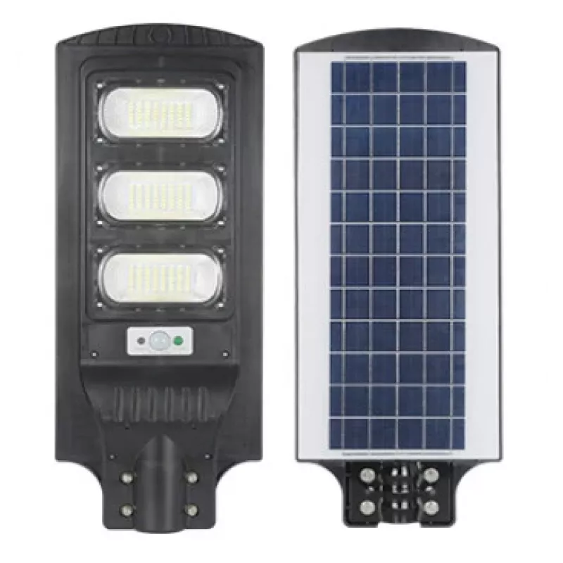 VOLT POLSKA Lámpara solar JOCKER 120 + panel de 12W + mando a distancia