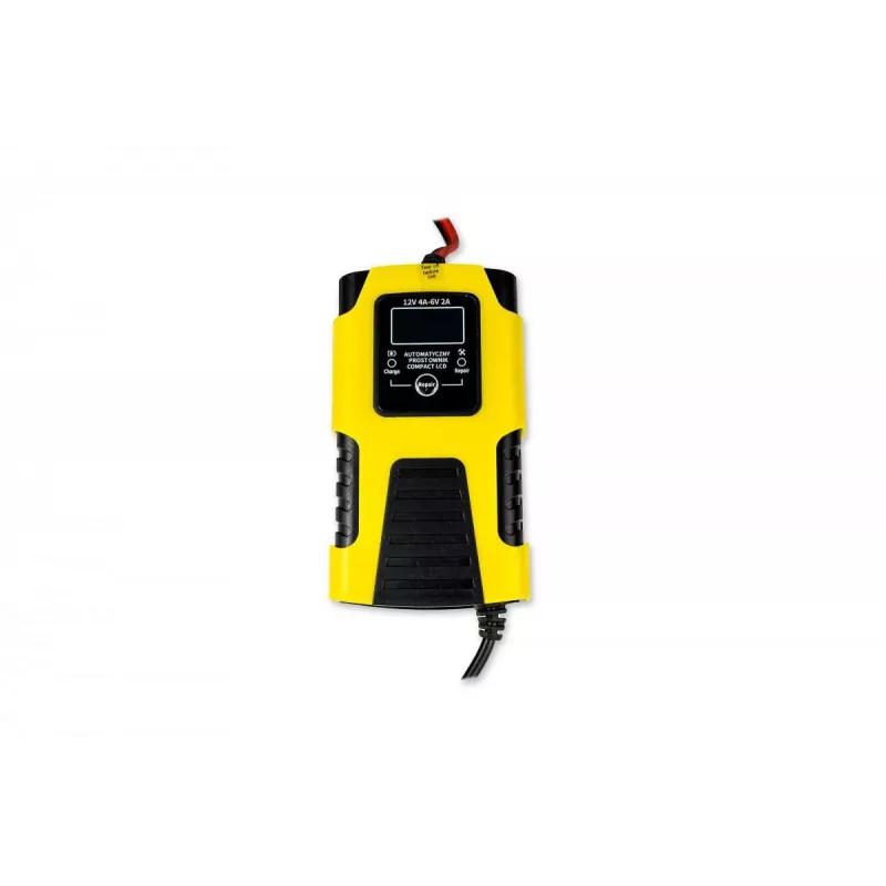 Volt Polska Cargador de batería automático 12V 4A / 6V 2A LCD