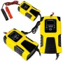Volt Polska Cargador de batería automático 12V 4A / 6V 2A LCD
