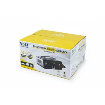 VOLT POLSKA Cargador inteligente 12V/24V 15A A20 negro