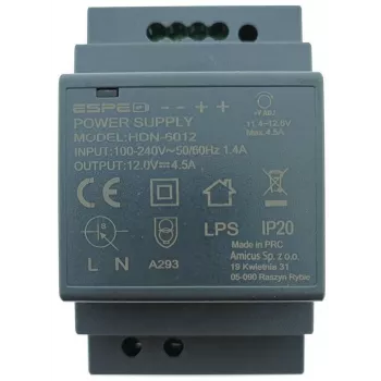 ESPE HDN-6012 Fuente de alimentación para carril DIN 12V 54W 4.5A
