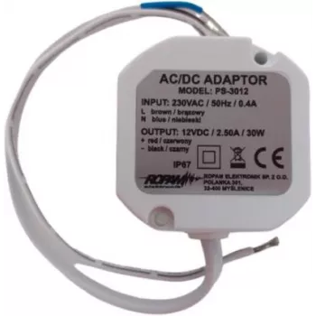 Ropam PS-3012 Fuente de alimentación empotrable AC/DC 12V 2,5A 30W